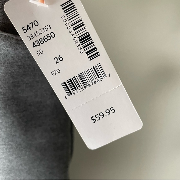 Addition Elle Pull On Trousers Comfortable Grey Plus Size 26 NWT - Picture 6 of 8